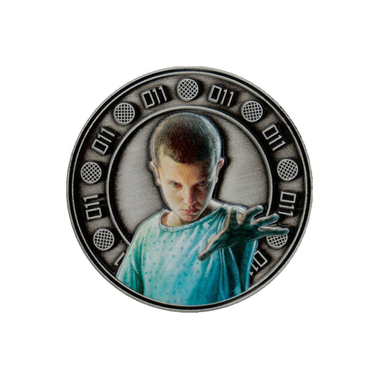 Pièce collector Stranger Things - Eleven and Hopper