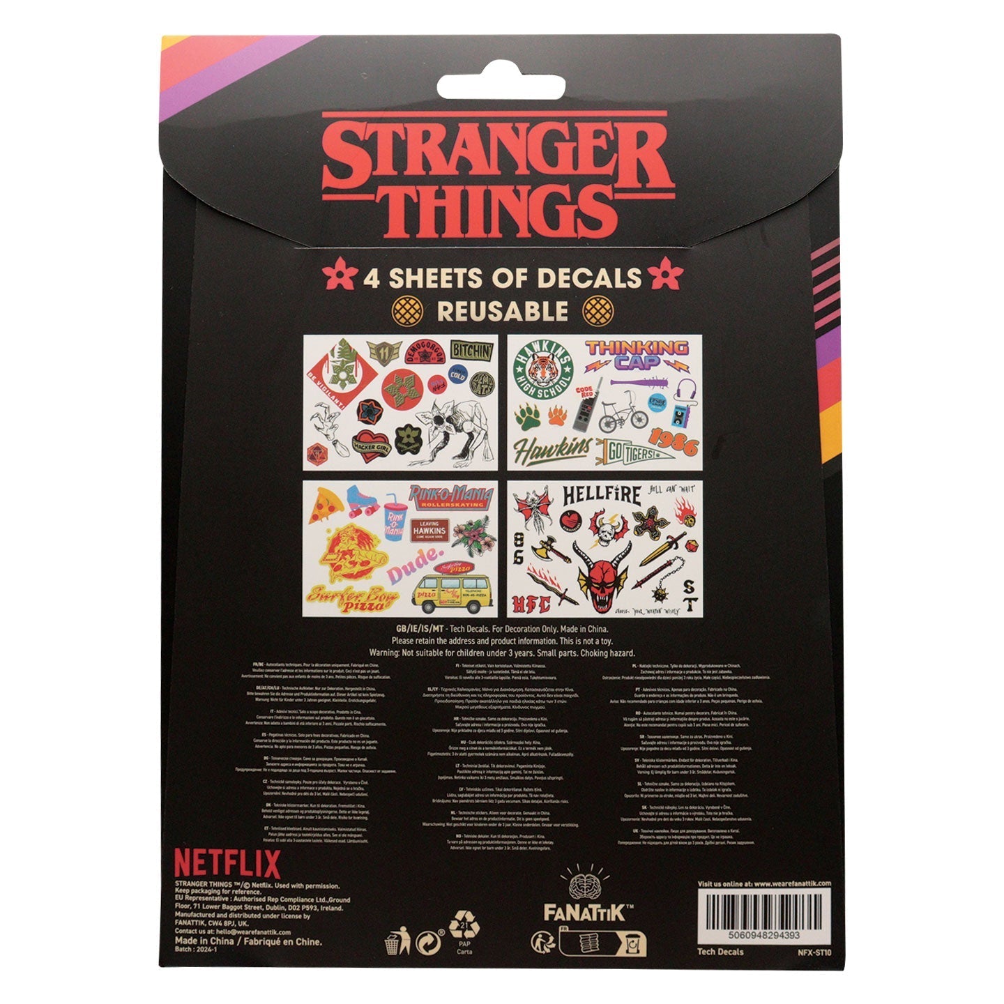 Stickers tech Stranger Things