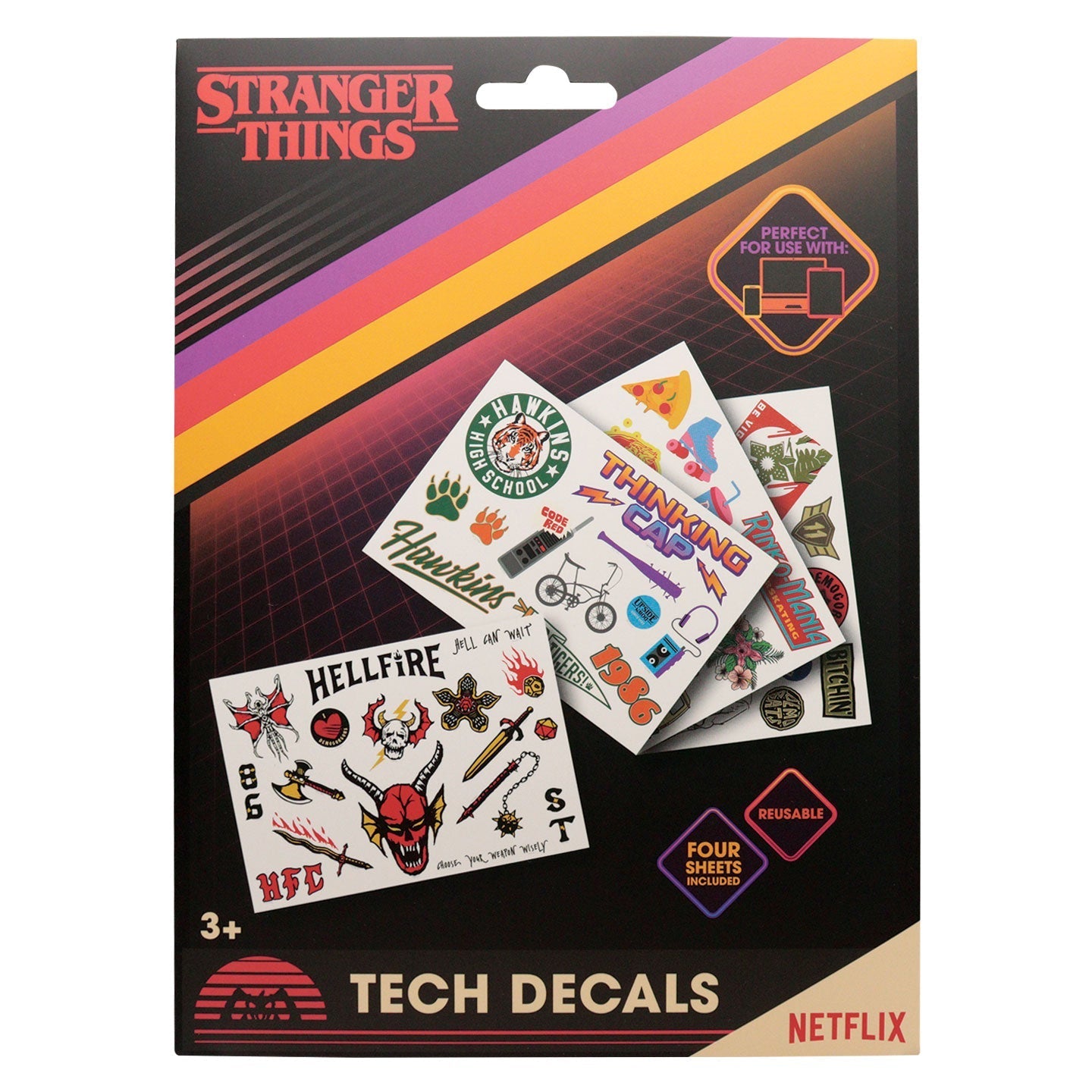 Stickers tech Stranger Things