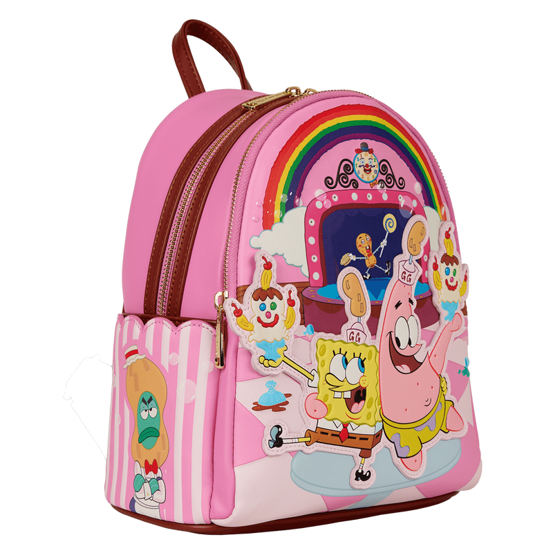 spongebob squarepants patrick star goofy goober light up mini backpack