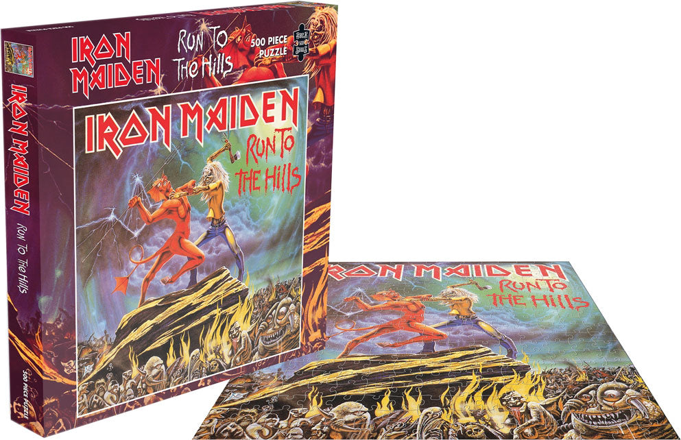 Puzzle Courrez vers les collines : Iron Maiden - 500 pièces