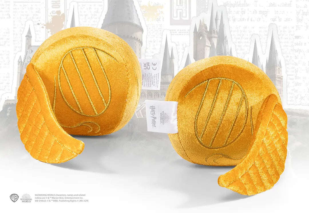 Harry Potter Pluche - Zweinstein Wapen en Gouden Snaai