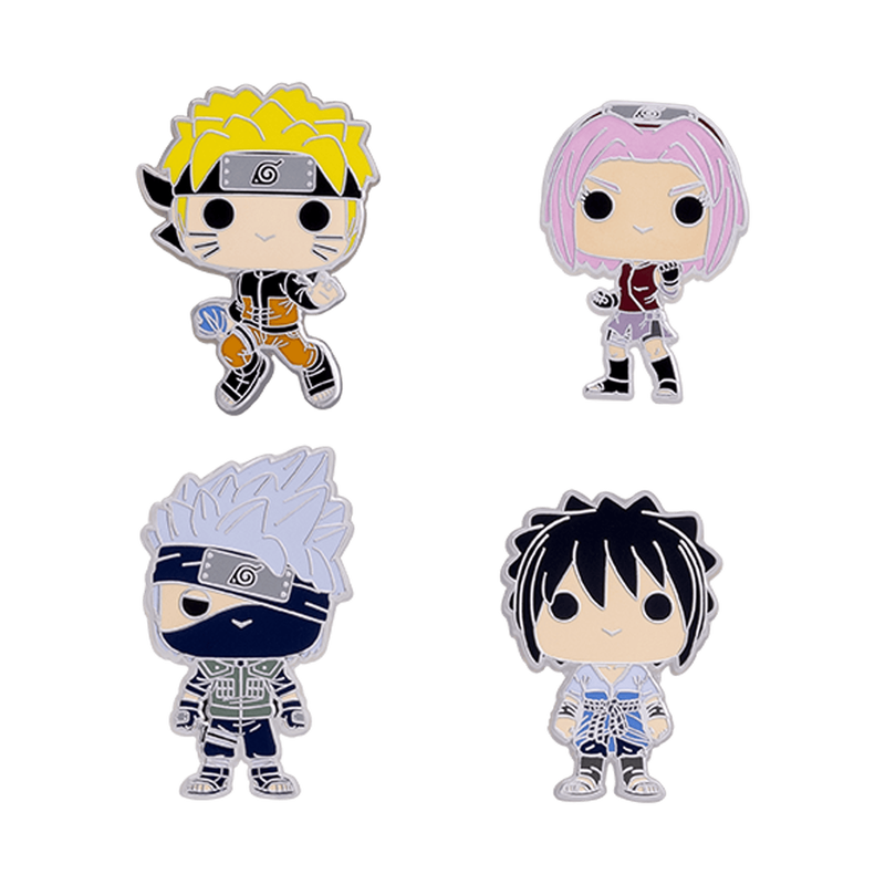 Naruto: Shippuden 4-Pack Pin Set 