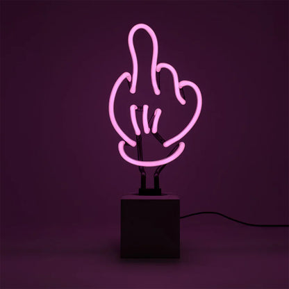 Lampe Néon Main "Fuck"