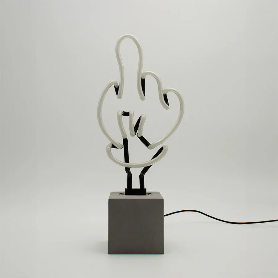Lampe Néon Main "Fuck"