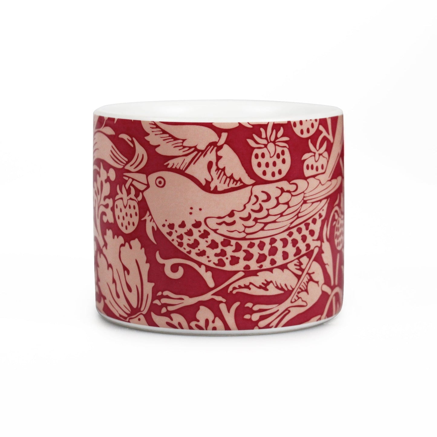 Cache-pot en céramique William Morris - ACS Raspberry 10 cm