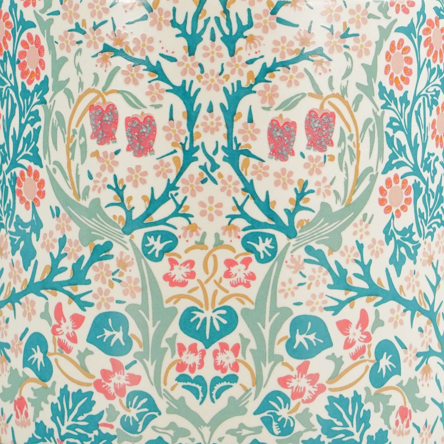 Cache-pot en céramique ACS John H. Dearle Blackthorn William Morris - 10 cm