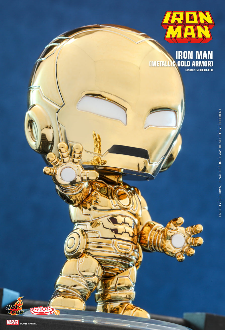 Iron Man (armadura de oro metálico) Cosbaby