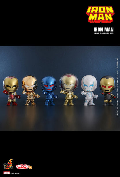 Iron Man (kovové zlaté brnenie) Cosbaby