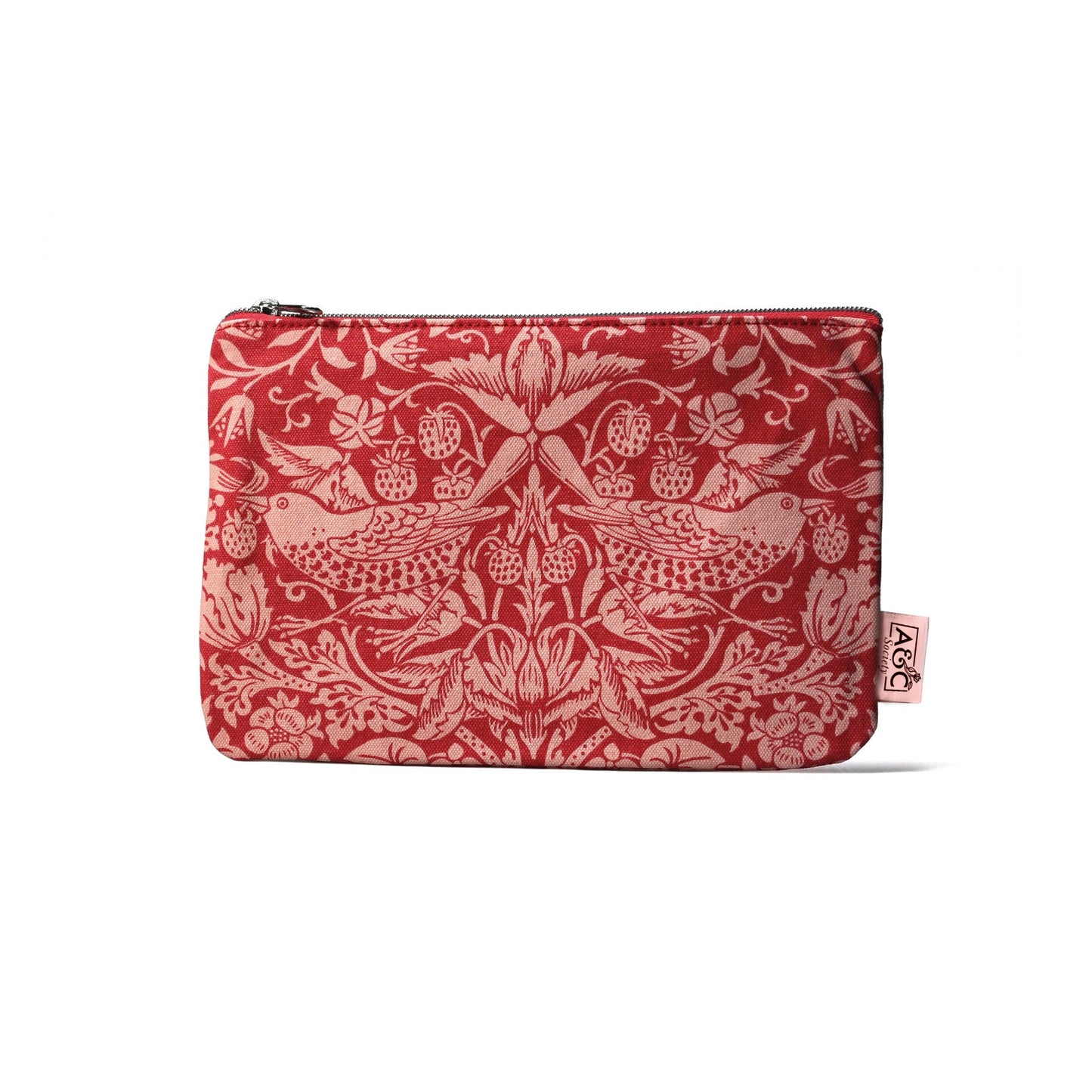 Porte-monnaie William Morris - ACS Raspb. 9 cm x 13 cm