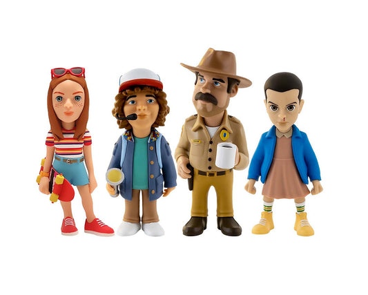 Pack 4 figurines - Stranger Things (Onze, Dustin, Hopper, Max)