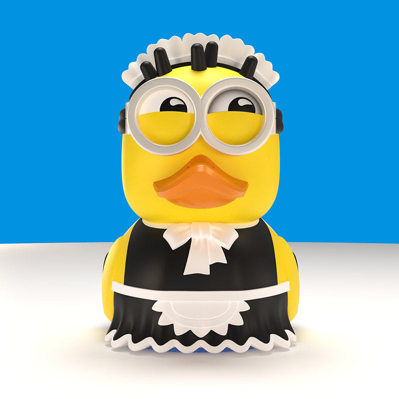Canard TUBBZ Les Minions – Phil en tenue de femme de ménage (édition Mini) – vue de face