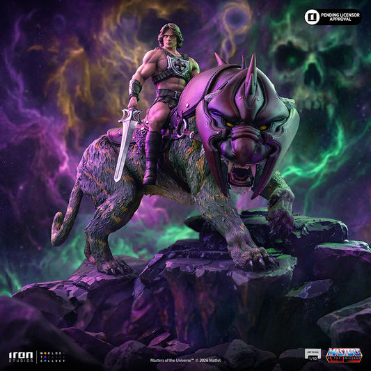 Statue He-Man und Battle Cat – Masters of the Universe Movie – Deluxe Art Scale 1/10