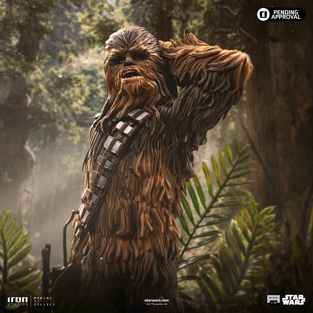 Statue Chewbacca and Tokkat - Star Wars - Art Scale 1/10