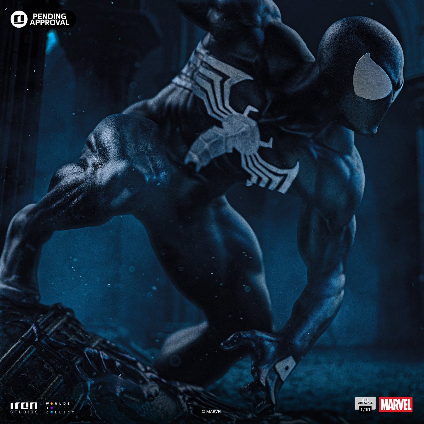 Statue Spider-Man Black - Marvel Comics - BDS Art Scale 1/10