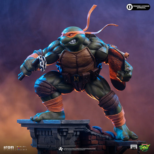 Statue Michelangelo Entfesselt - Teenage Mutant Ninja Turtles - Art Scale 1/10