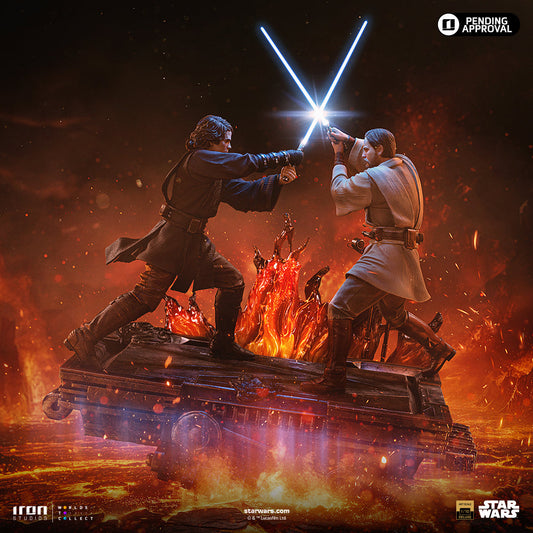 Statue Anakin vs. Obi-Wan (Revenge of the Sith 20. Jubiläum) - Star Wars - Art Scale 1/10