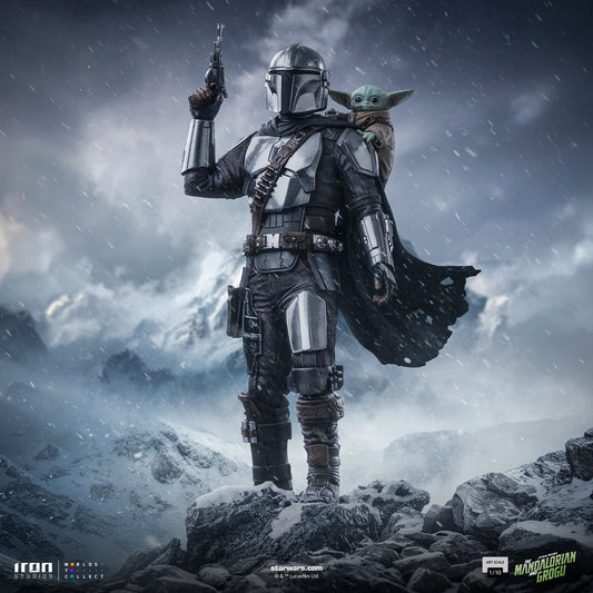 Statue Mandalorian und Grogu – The Mandalorian und Grogu Film – Art Scale 1/10 – The Mandalorian & Grogu