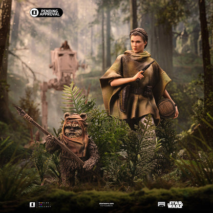 Statue Leia und Wicket – Star Wars Episode VI – Art Scale 1/10