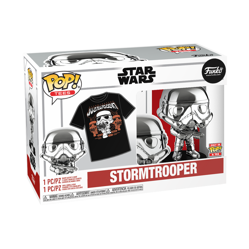 Stormtrooper "Chrome" - Pop! &amp; Tee 