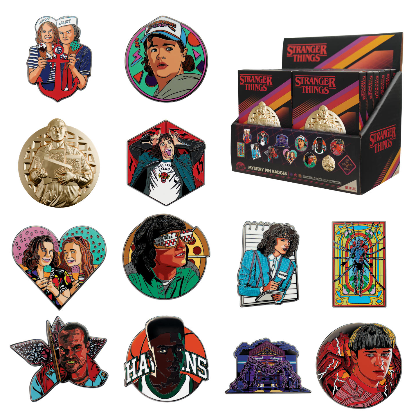Display de 12 blind boxes Stranger Things - Mystery