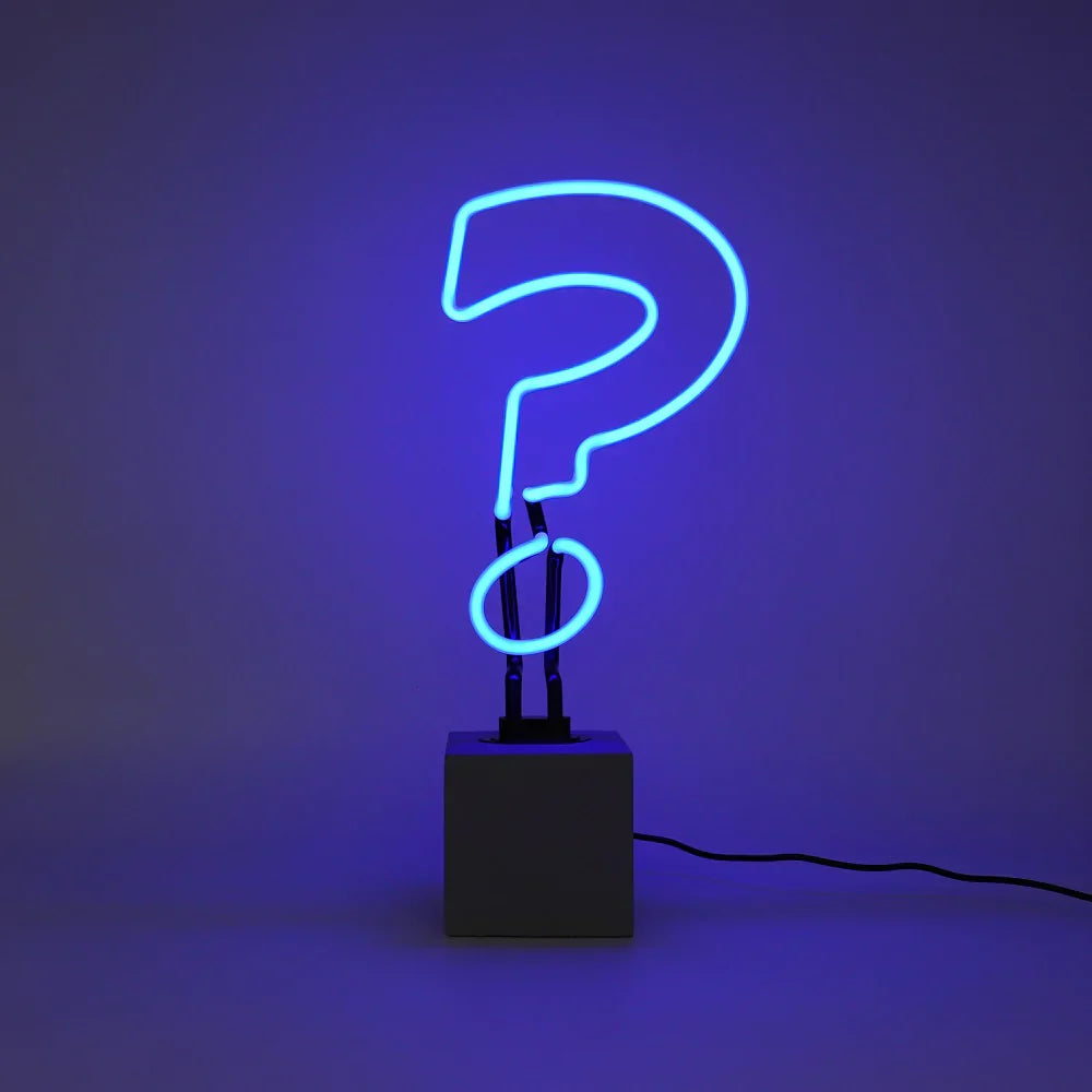 Lampe Néon Point d'interrogation