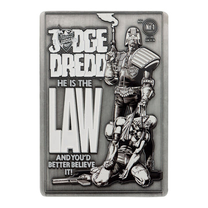 Lingot collector 2000 AD - Judge Dredd Comic Book Cover