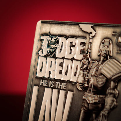 Lingot collector 2000 AD - Judge Dredd Comic Book Cover