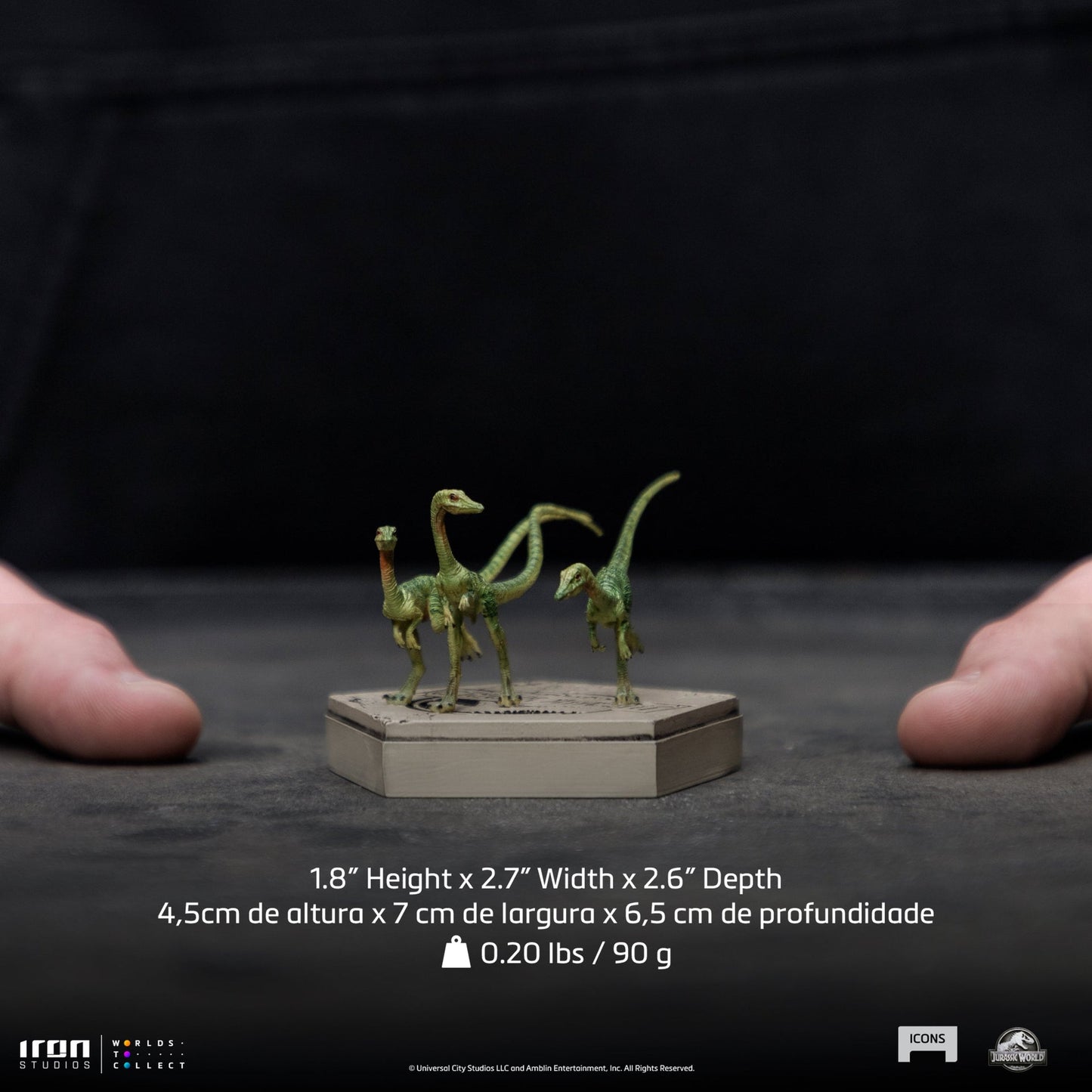 Statue Compsognathus - Jurassic World - Icons