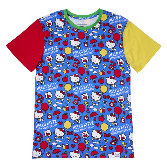 T-Shirt Unisexe Hello Kitty - 50ème Anniversaire