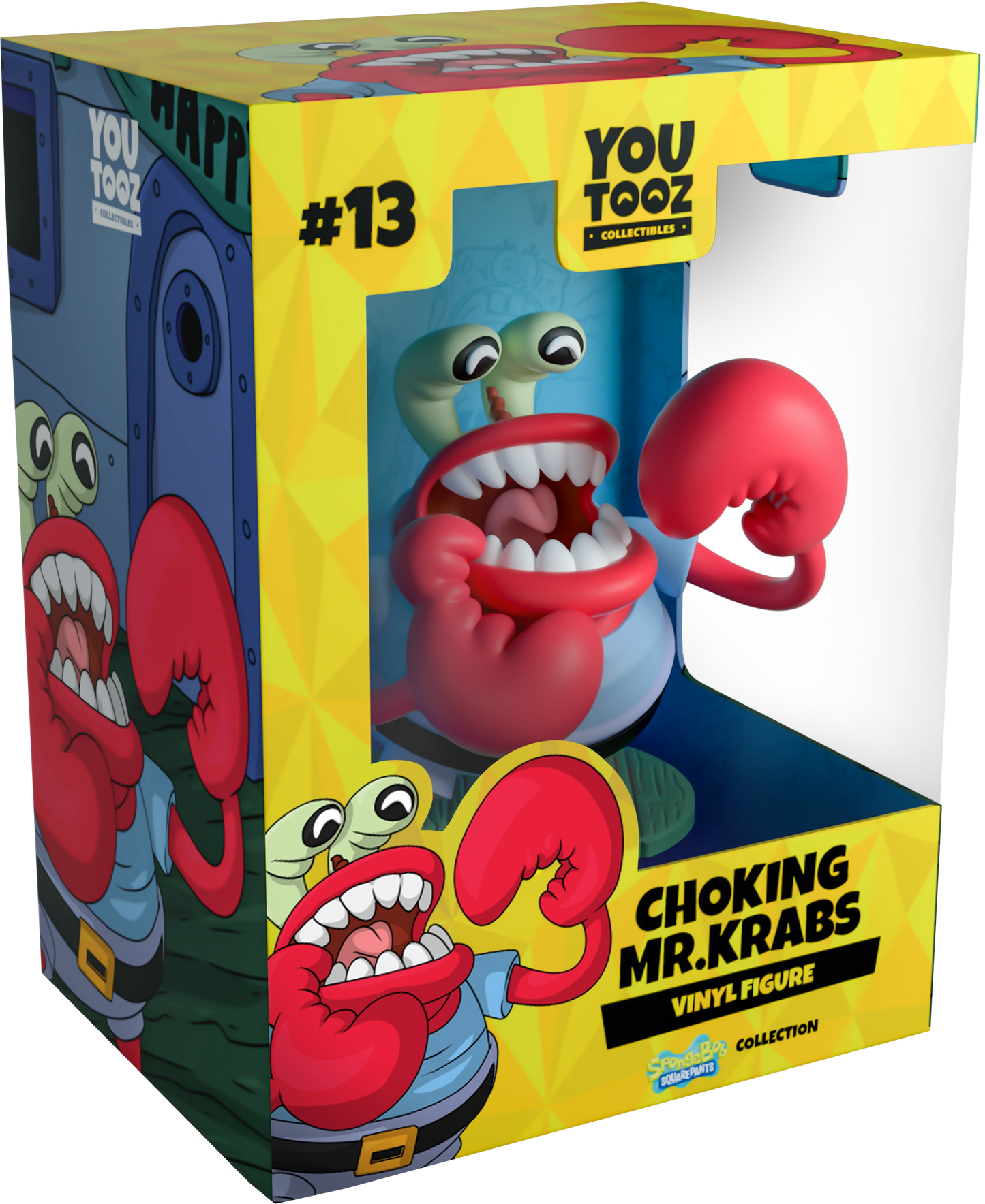 Bob l'éponge Vinyl figurine Choking Mr. Krabs Youtooz Viacom Nickelodeon SpongeBob Square Pants