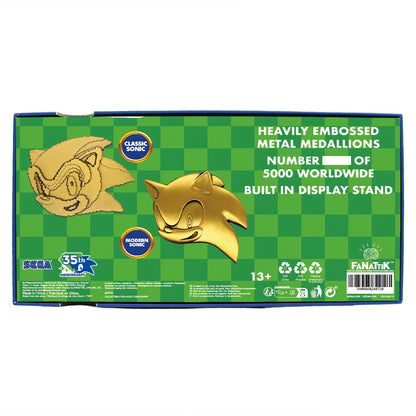 Sonic the Hedgehog – 35th Anniversary Limited Edition Then & Now Medallion Set