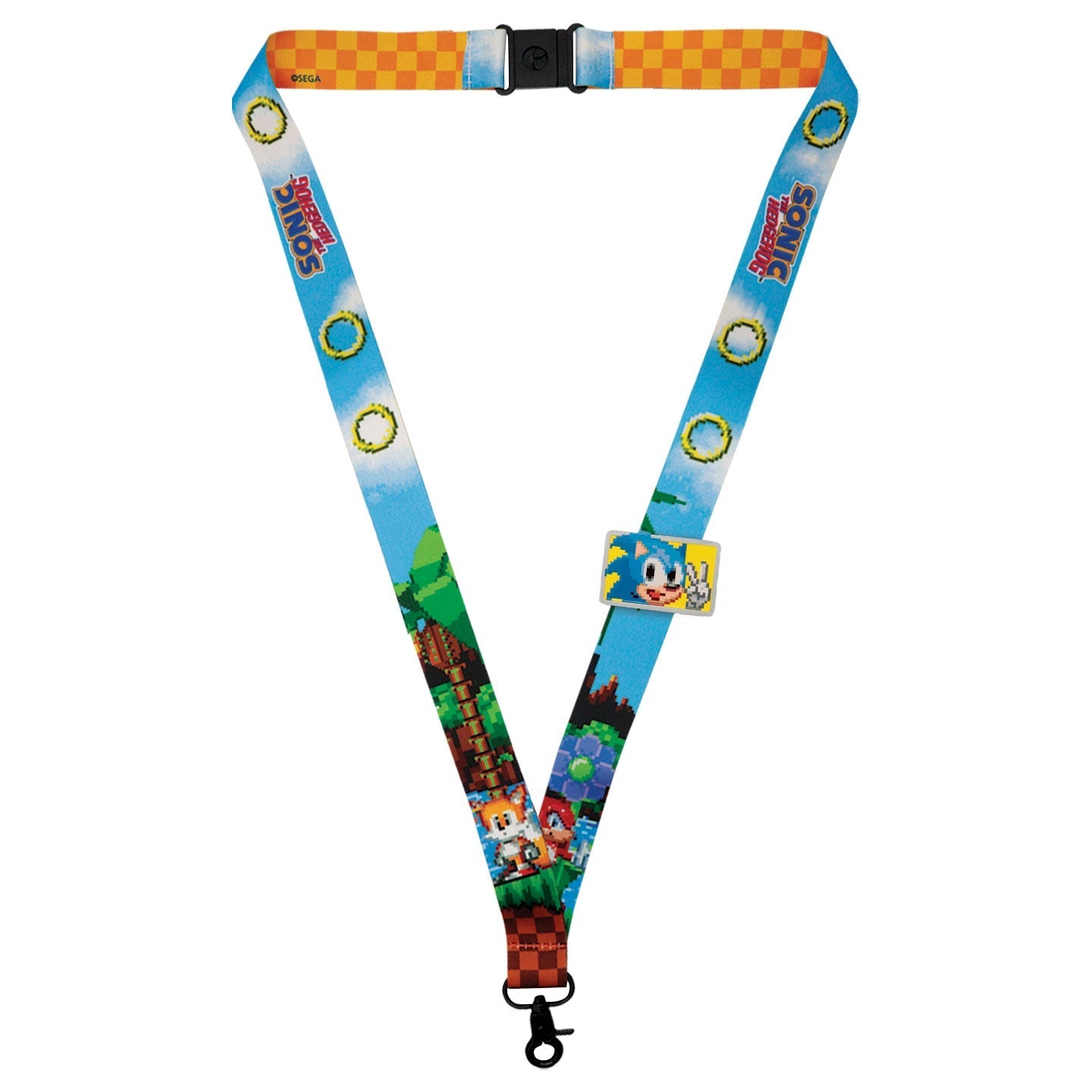 Set de pin's Sonic - Lanyard &