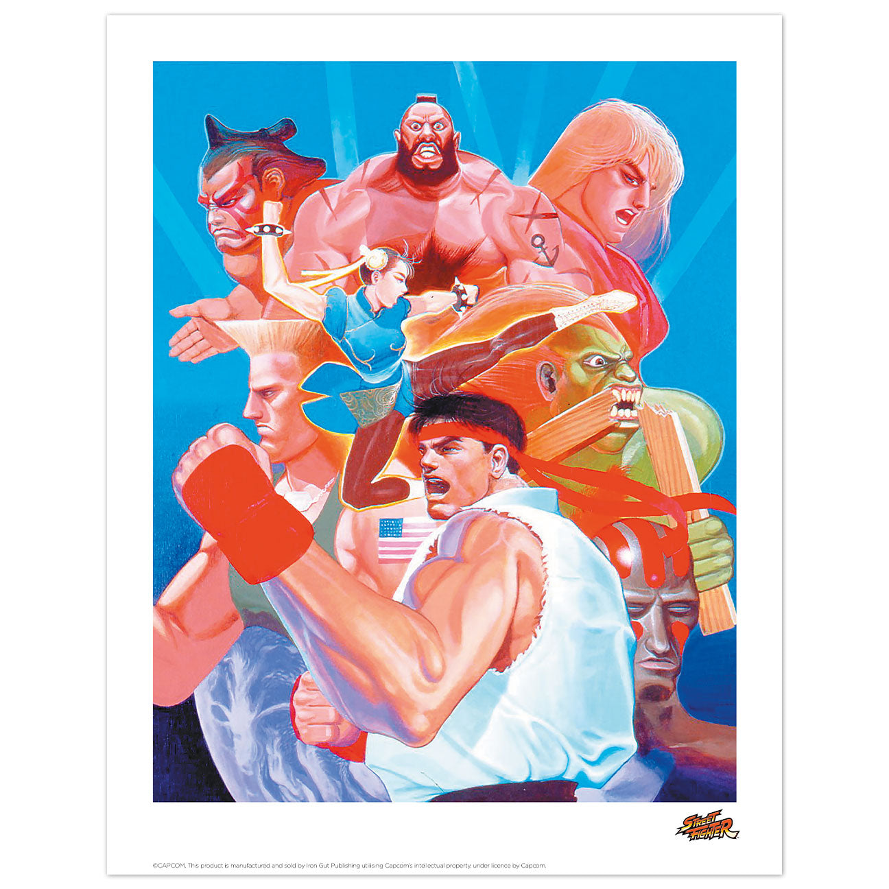 Affiche collector Street Fighter