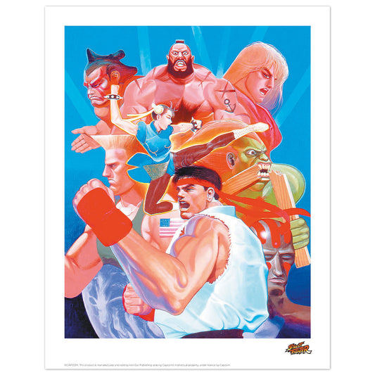 Affiche collector Street Fighter