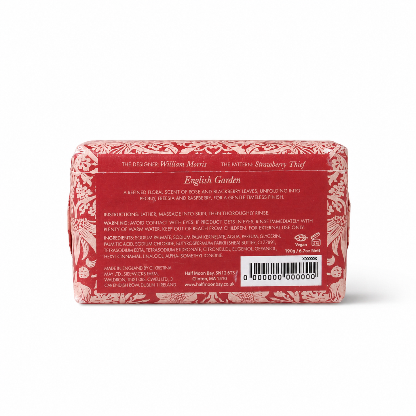 Savon William Morris - ACS Raspberry 190 g