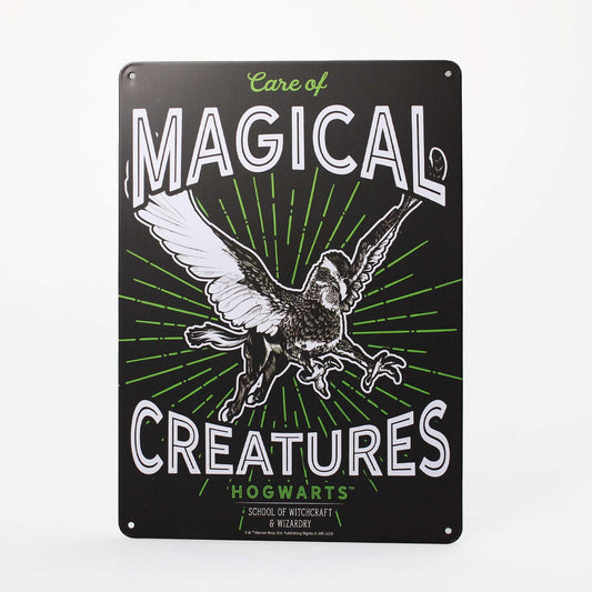 Dekorative Metallplatte Harry Potter - A5 Magical Creatures