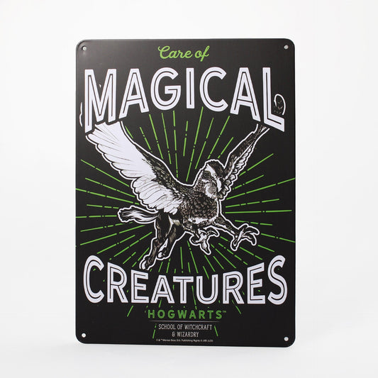 Dekorative Metallplatte Harry Potter - A5 Magical Creatures