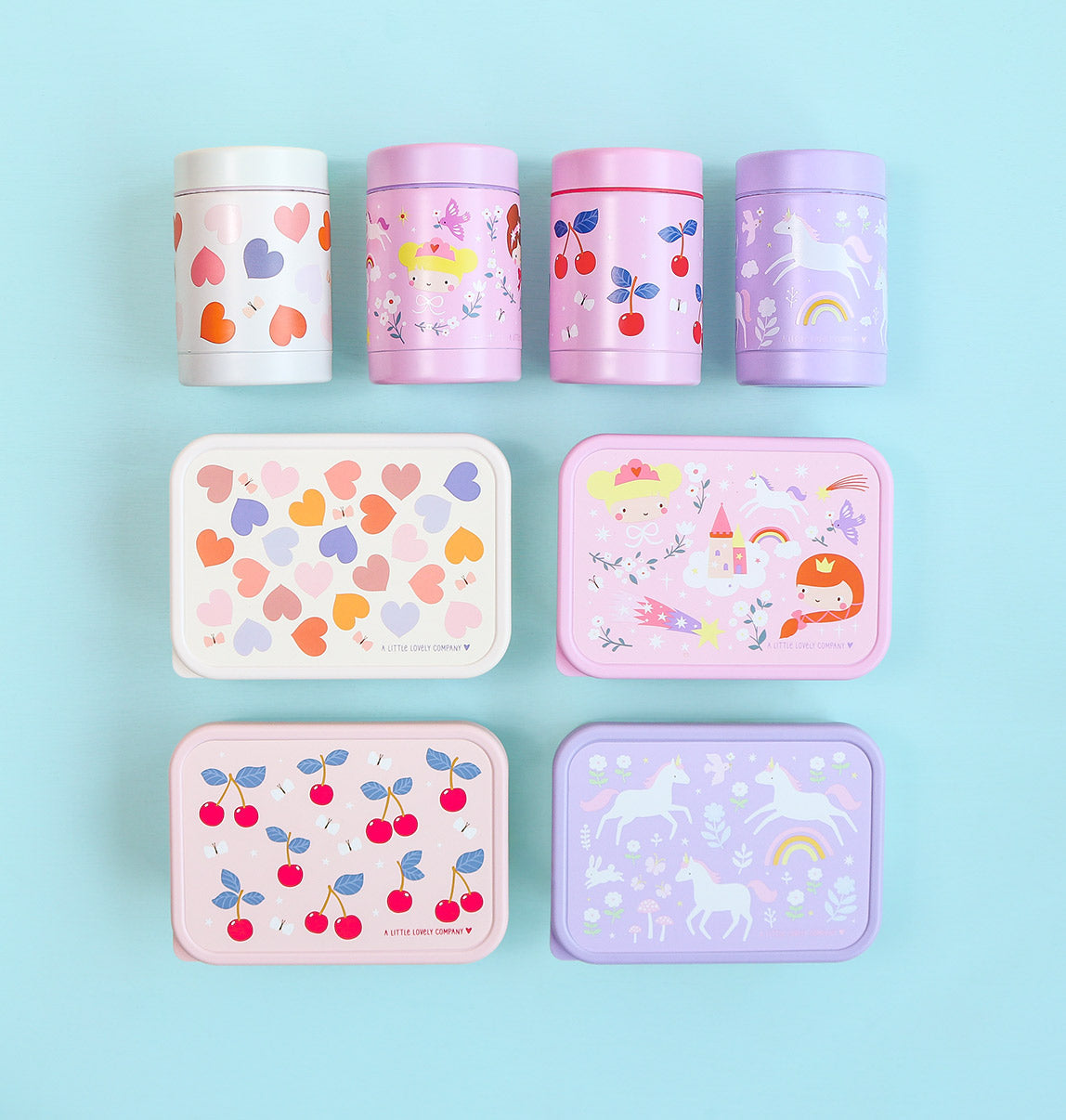 Pot alimentaire isotherme en inox - Unicorn Dreams – vue 8 – A Little Lovely Company