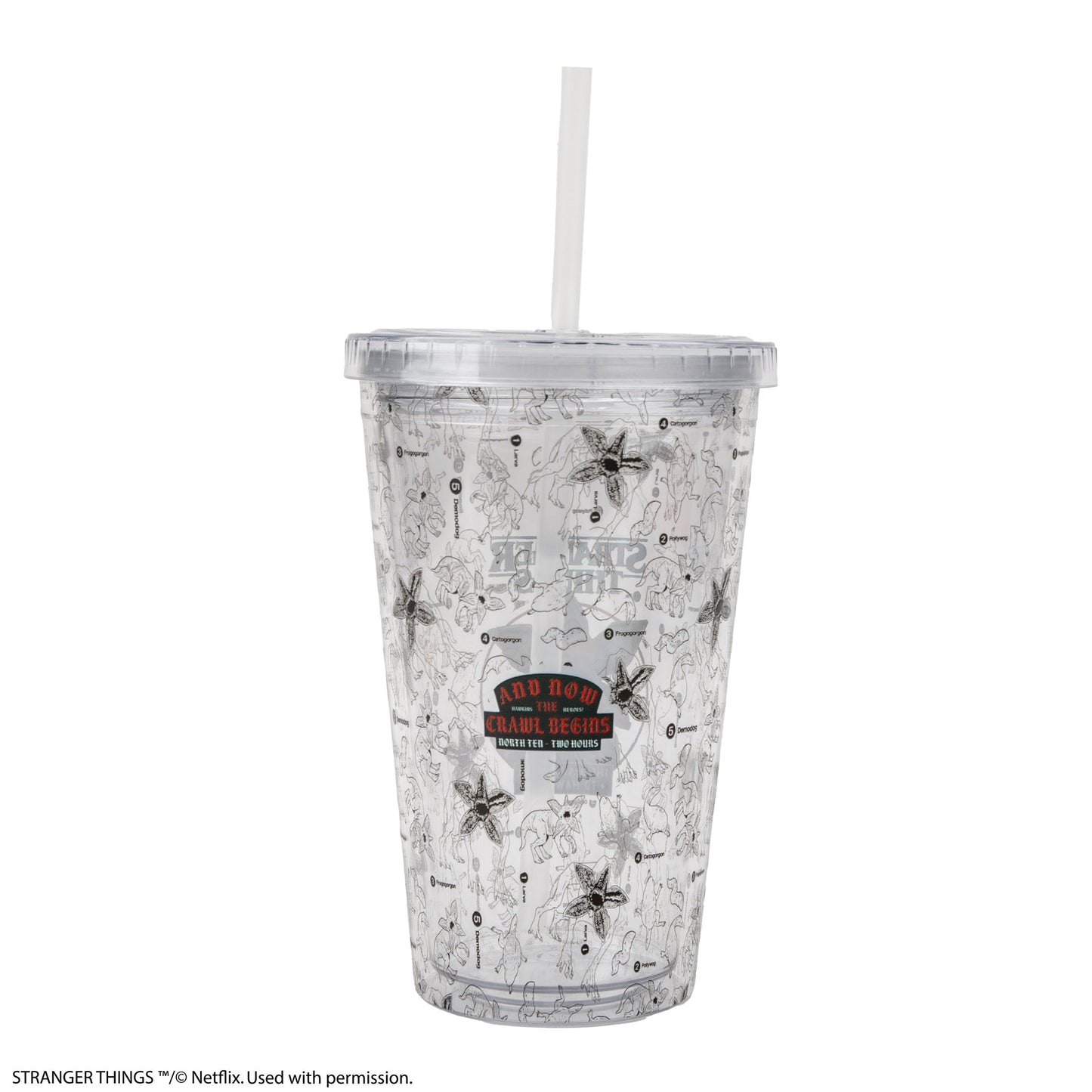 Gobelet Tumbler Démogorgon
