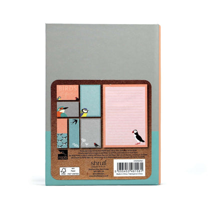 Notes adhésives A6 RSPB - oiseaux