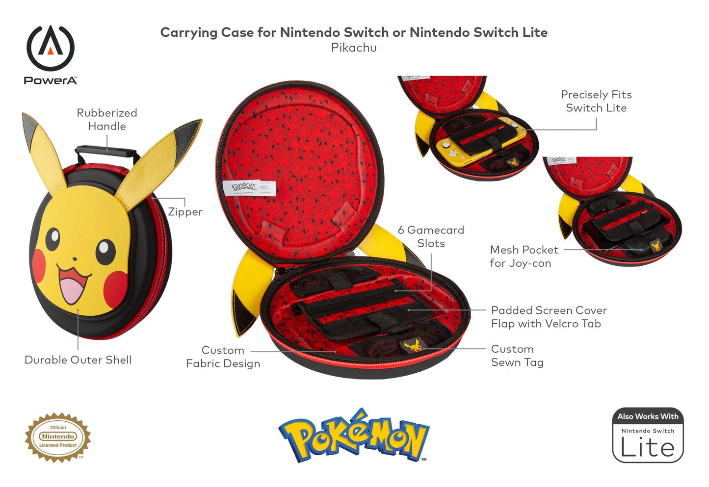 Switch Travel Case - Pikachu