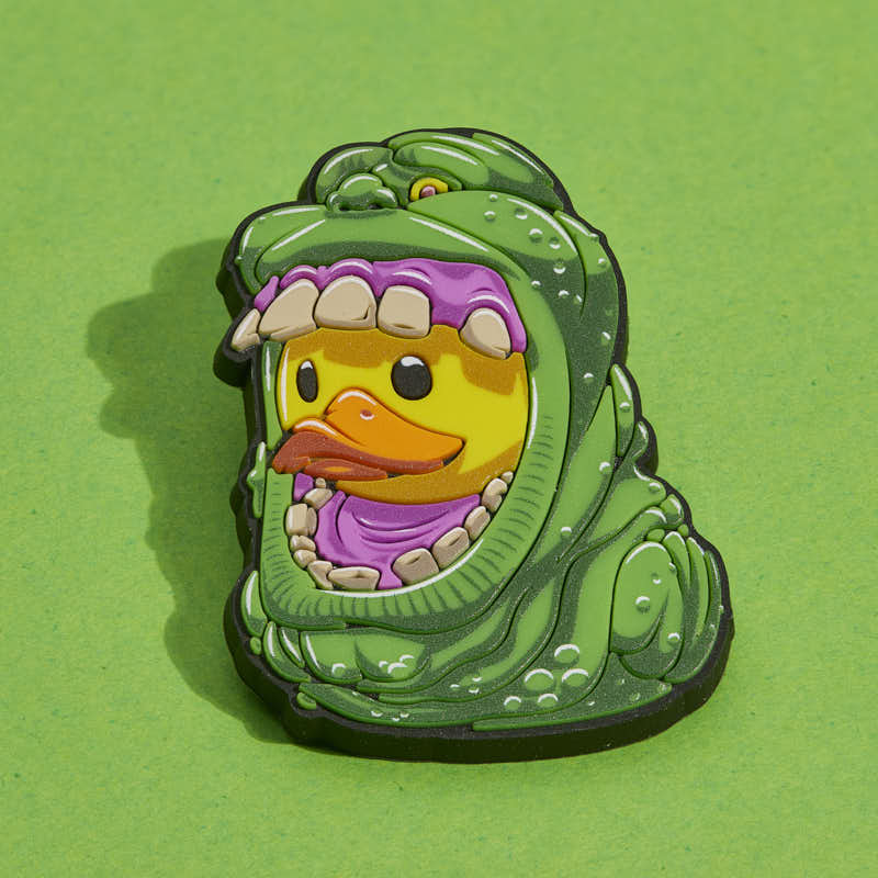 Pin's TUBBZ Ghostbusters – Slimer phosphorescent – visuel 4