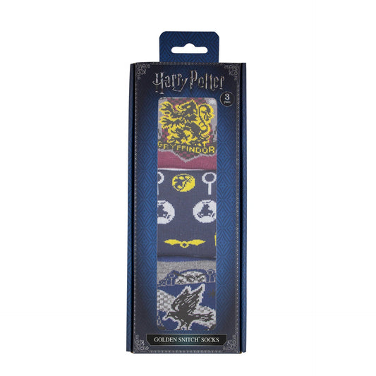 *Set de 3 Chaussettes Quidditch Vif d'Or