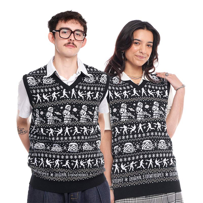 Débardeur de Noël Tricoté Stormtrooper
