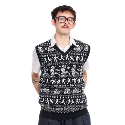 Débardeur de Noël Tricoté Stormtrooper