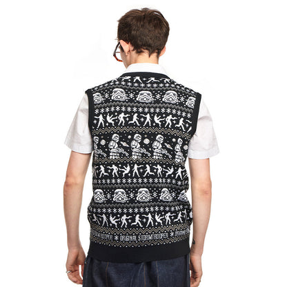 Débardeur de Noël Tricoté Stormtrooper