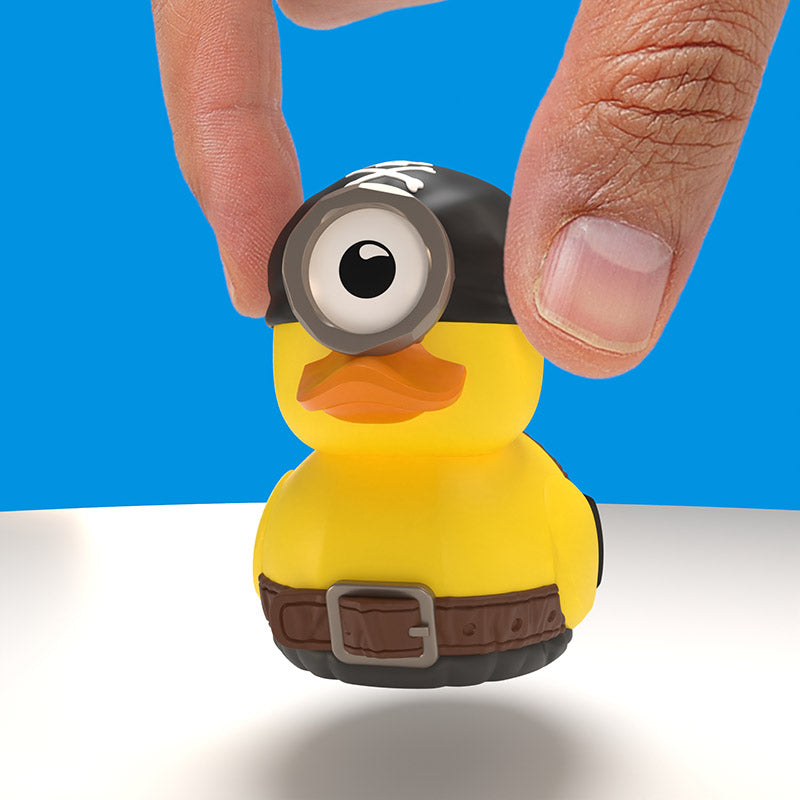 Canard TUBBZ Les Minions – Stuart pirate (édition Mini) – vue rapprochée