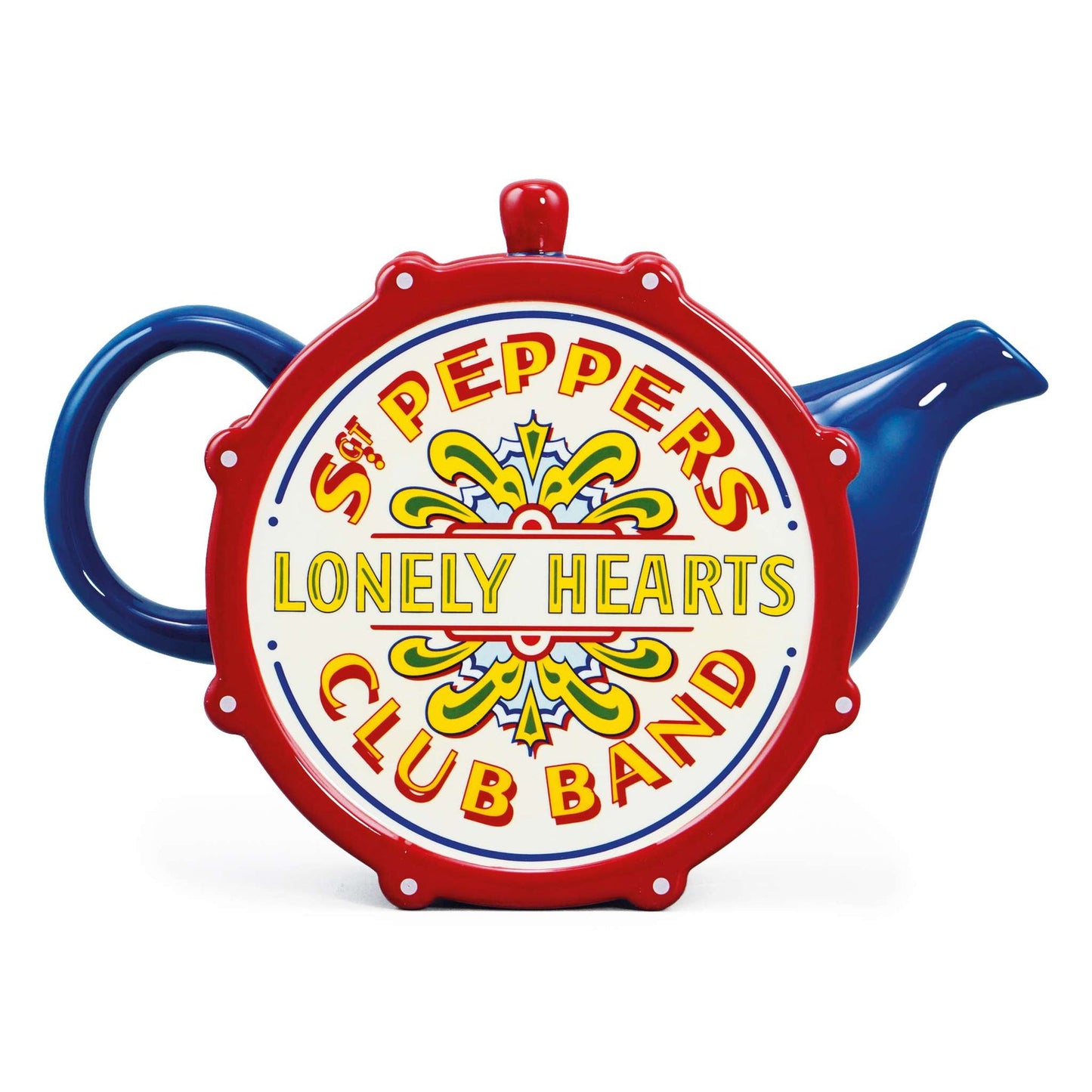 Carved Teapot The Beatles - Sgt. Pepper Drum