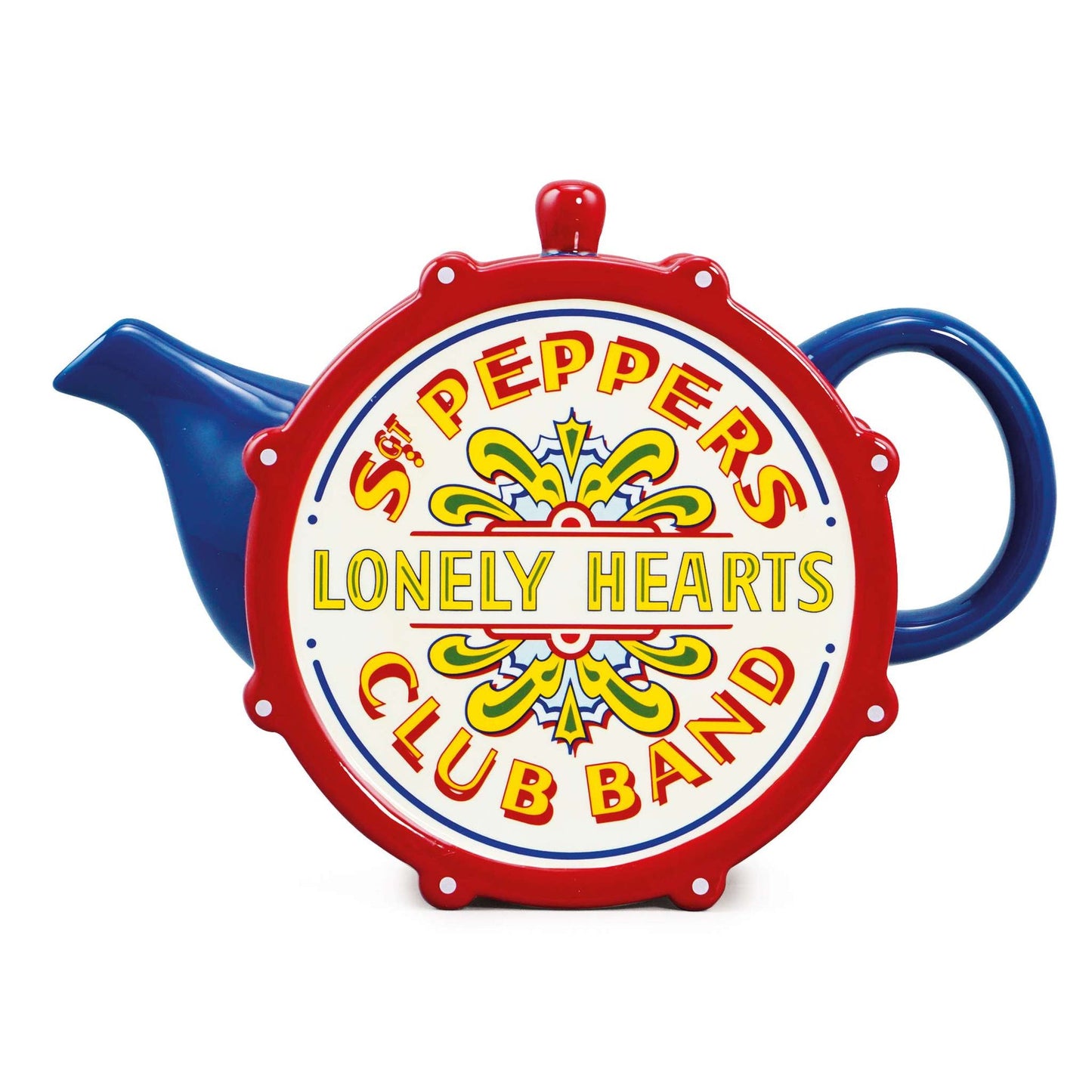Carved Teapot The Beatles - Sgt. Pepper Drum